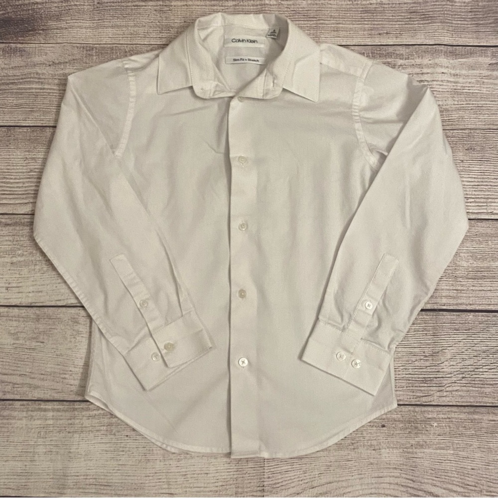 Calvin Klein button down boys size 8